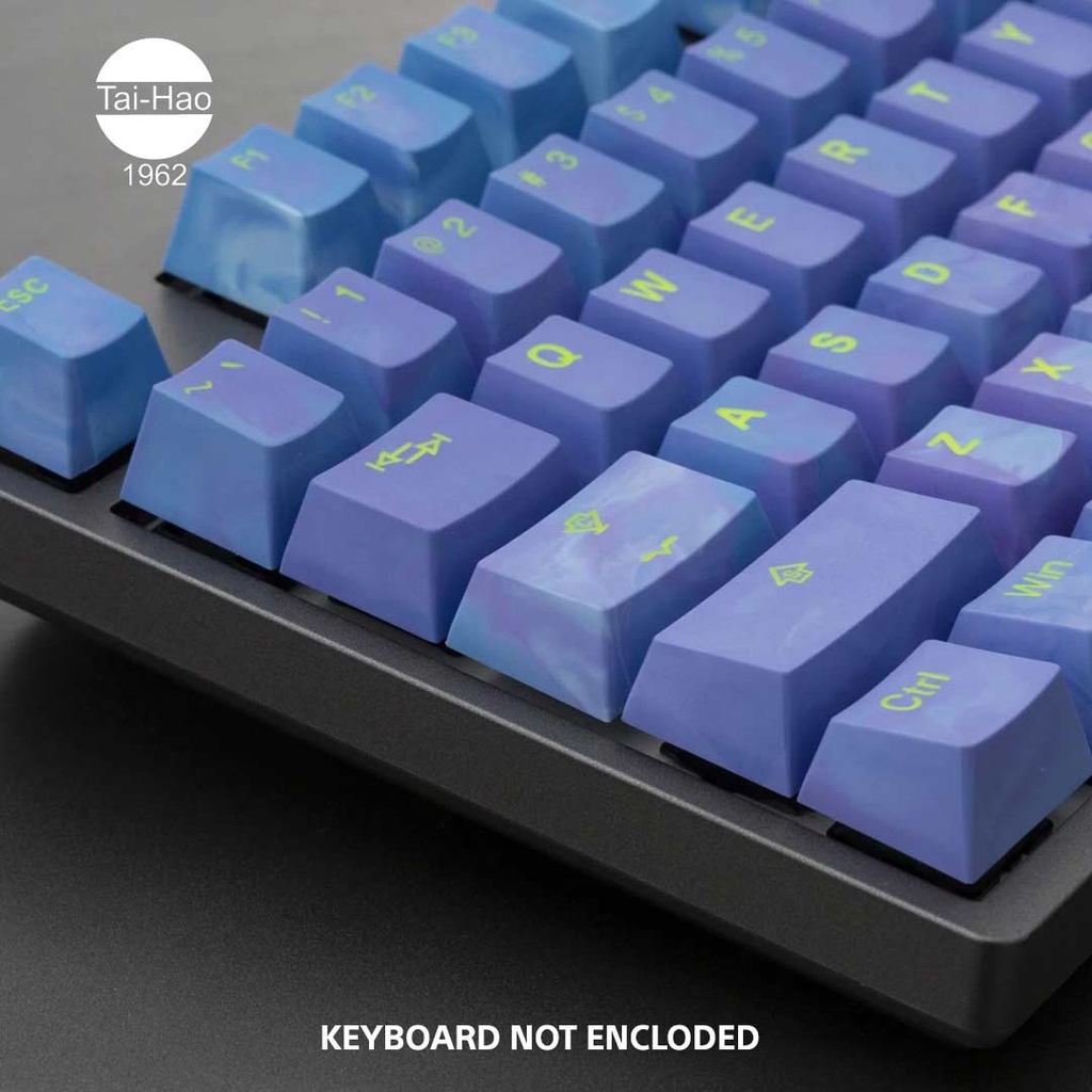 Tai-Hao 149-Keys ABS Double Shot Backlit Cubic-Keycap Set - Avatar Generation II - Purple