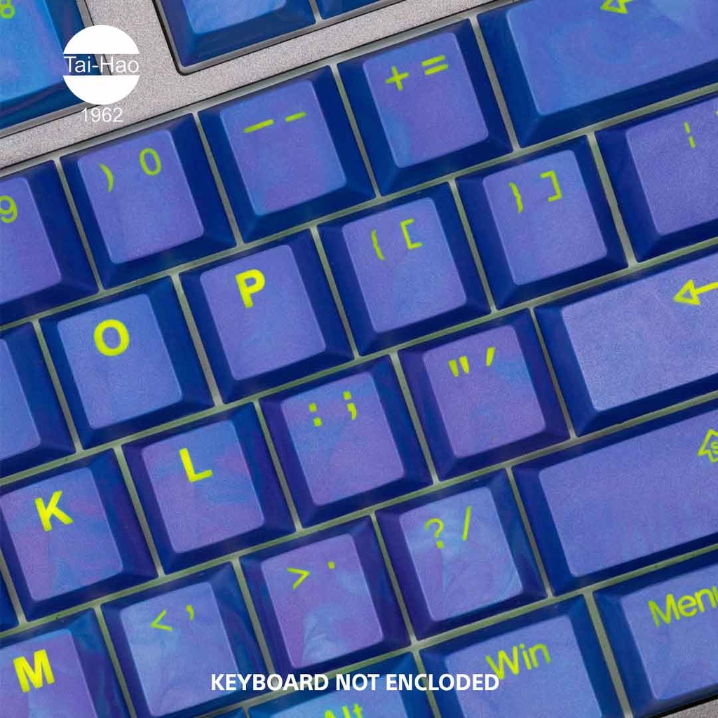 Tai-Hao 149-Keys ABS Double Shot Backlit Cubic-Keycap Set - Avatar Generation II - Purple
