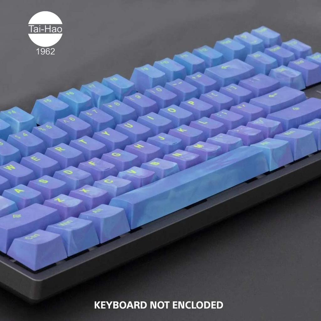 Tai-Hao 149-Keys ABS Double Shot Backlit Cubic-Keycap Set - Avatar Generation II - Purple