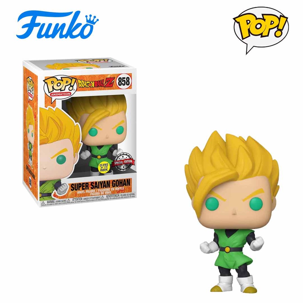 Funko Pop! Dragonball Z S8: Super Saiyan Gohan (858) Vinyl Figure