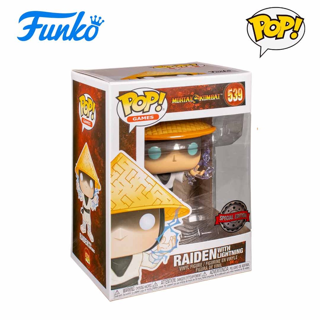Funko Pop! Mortal Kombat: Raiden With Lightning (539) Vinyl Figure