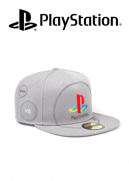 Playstation - Silver Logo Snapback