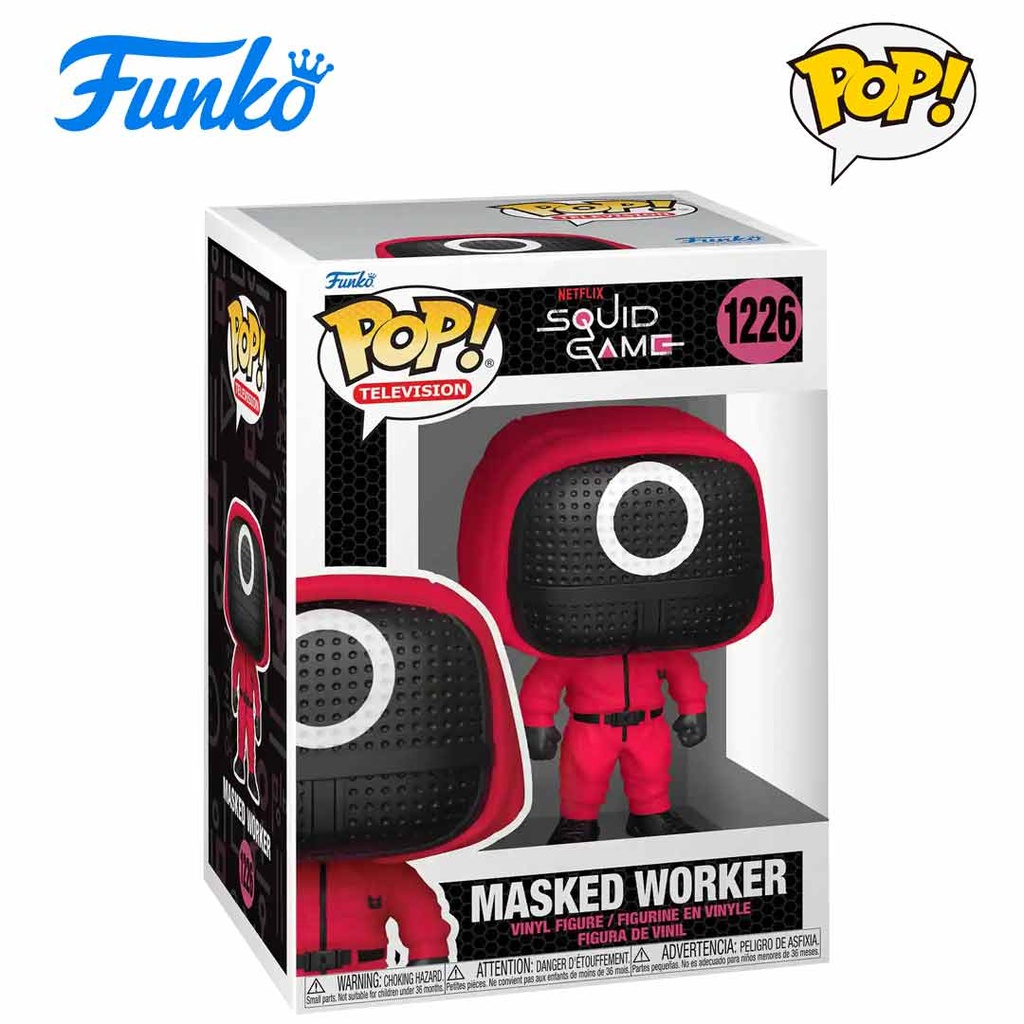Funko POP! Squid Game: Red Soldier Mask Figure