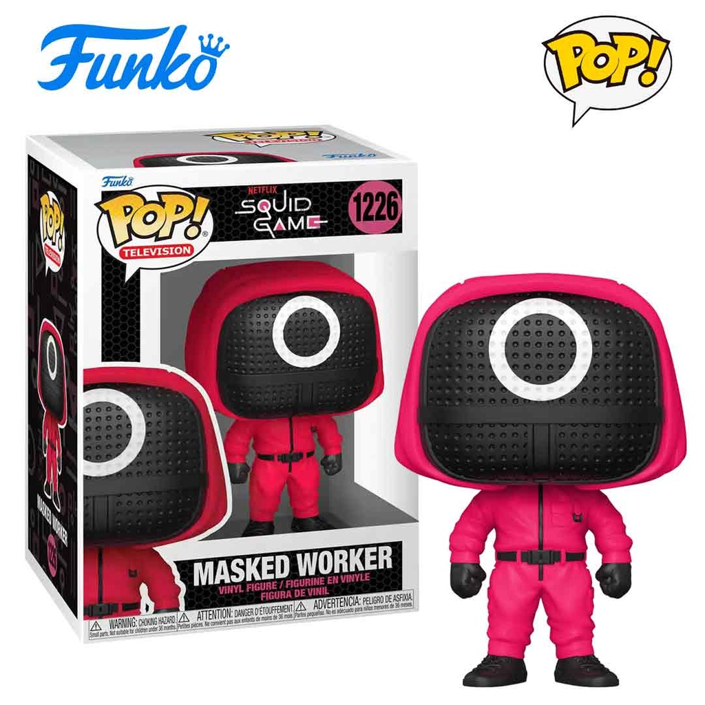 Funko POP! Squid Game: Red Soldier Mask Figure