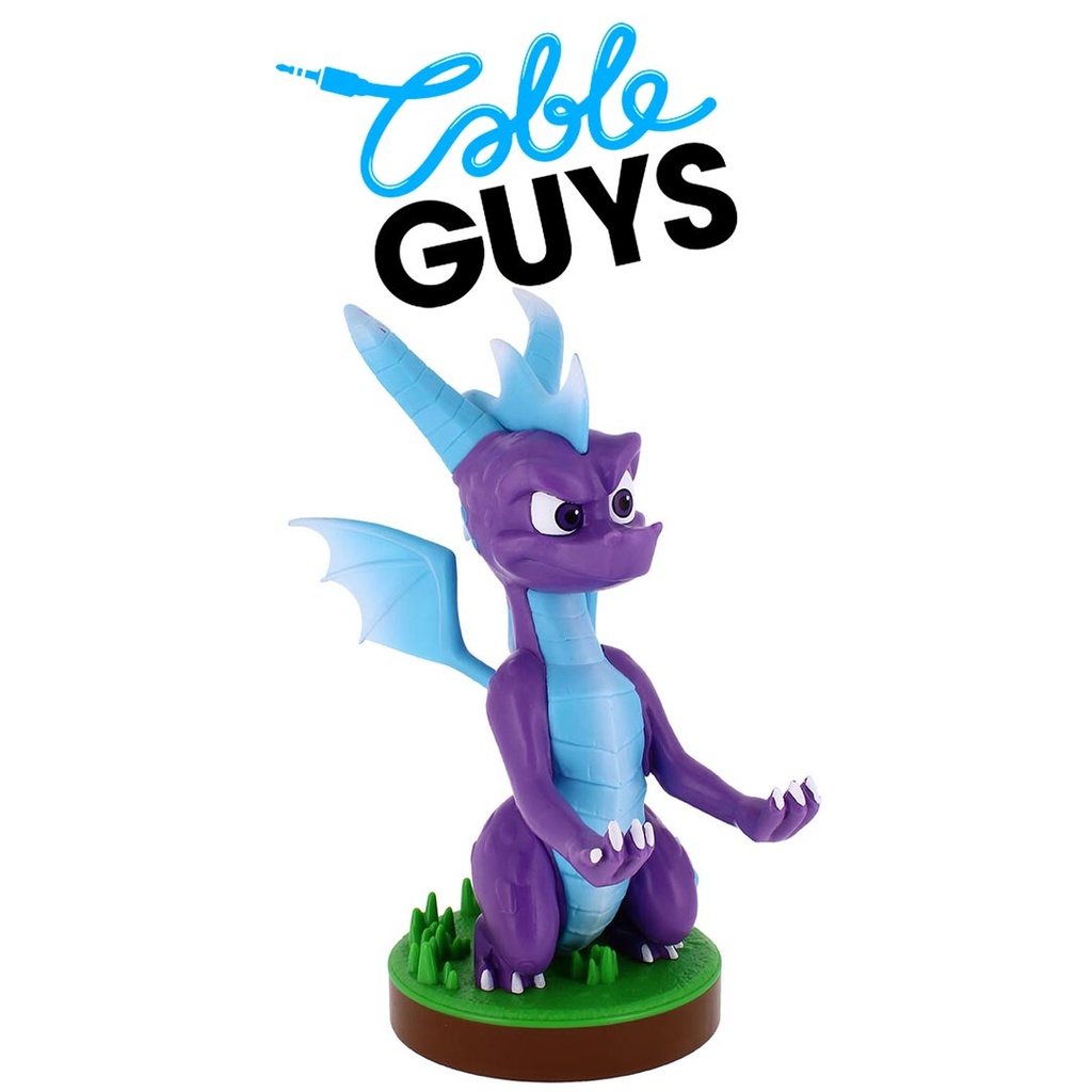 Cable Guys Device Holder - Ice Spyro Figure