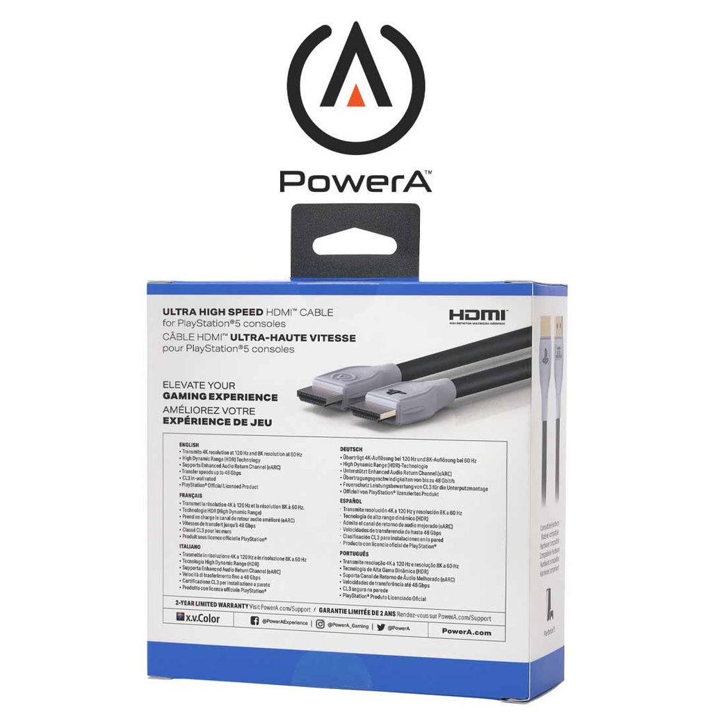 PowerA Ultra High Speed HDMI Cable 2.1