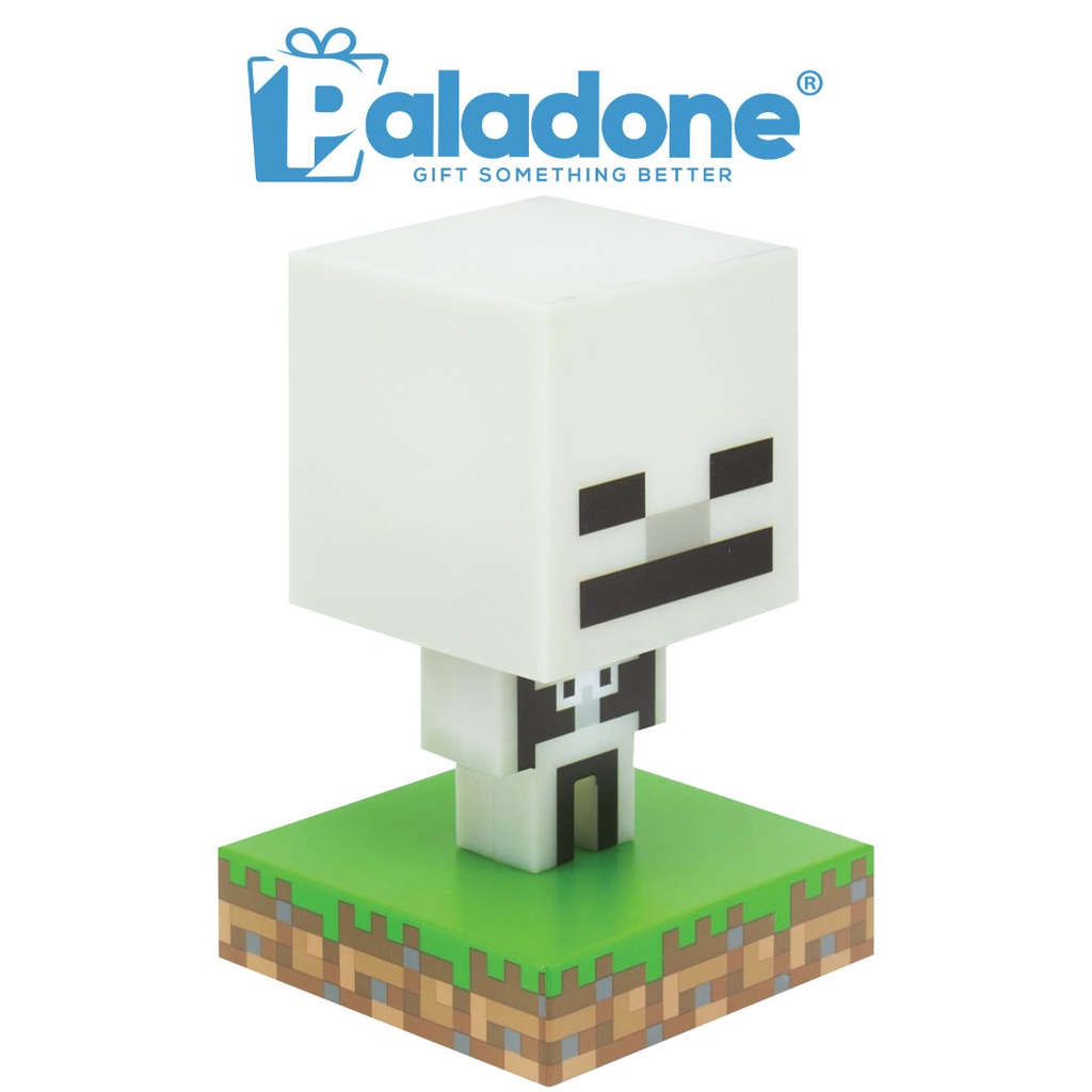 Paladone Minecraft Skeleton Icon Light