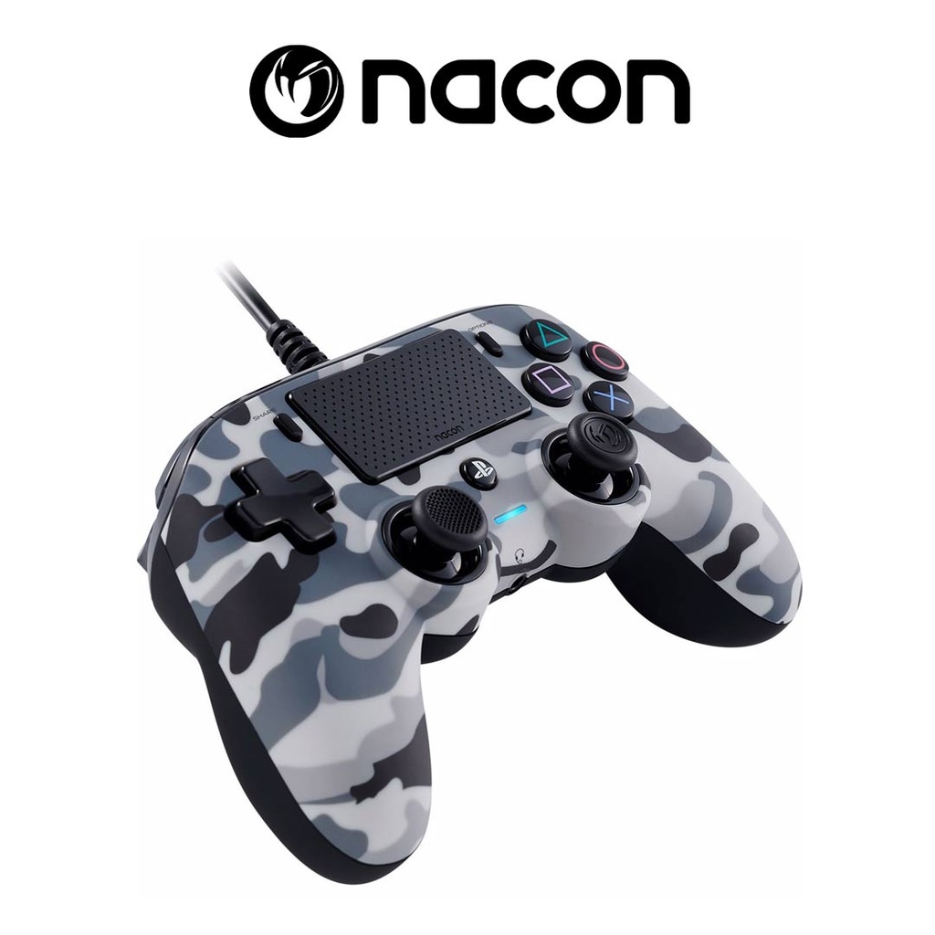Nacon PS4 Wired Compact Controller Grey Camo