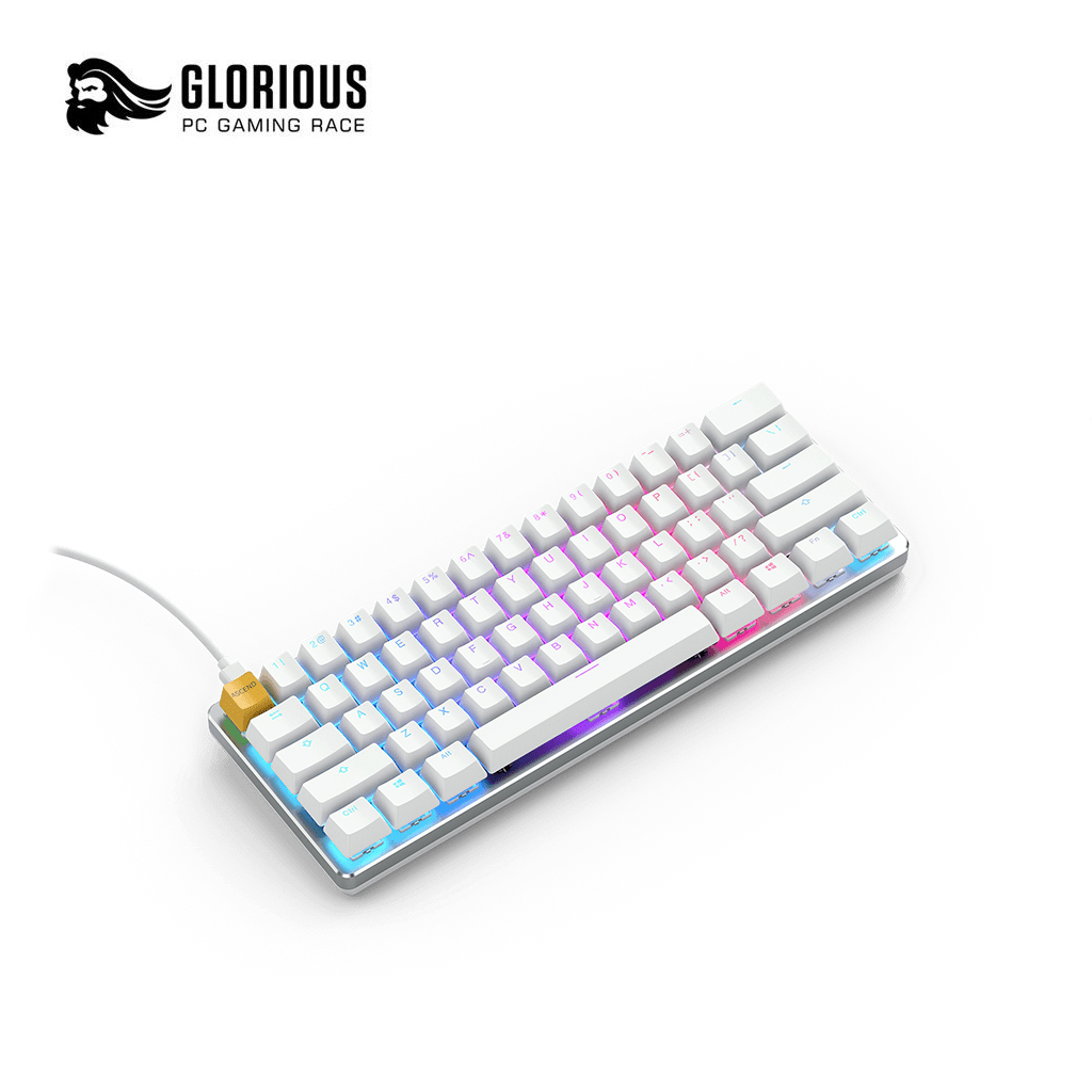 Glorious Keyboard Compact- PreBuilt - White