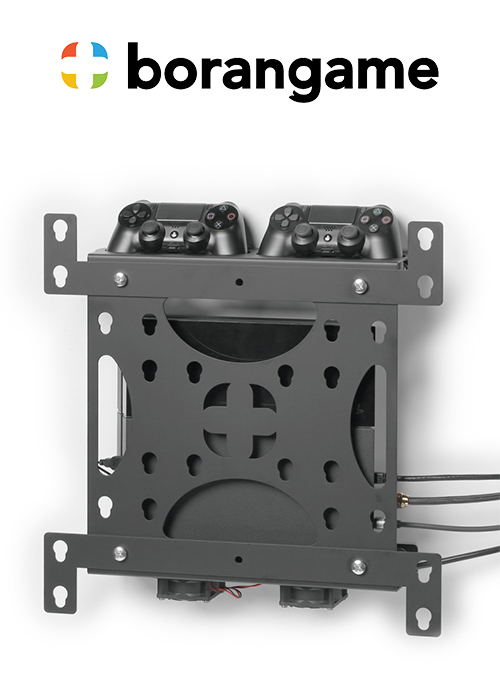 Wall Mount TV Xbox And PS4 - Game Hangar New (Borangame)