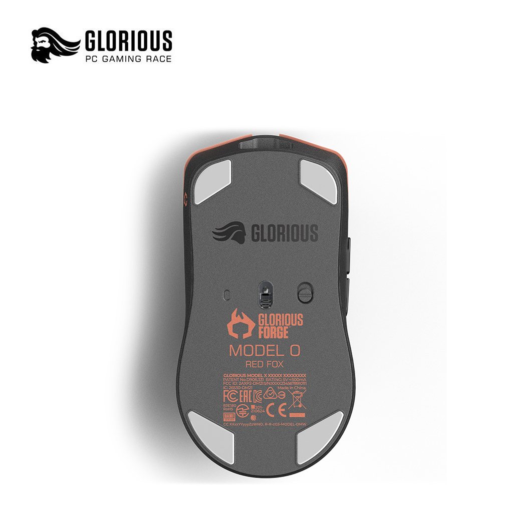 Glorious Model O Wireless RGB Gaming Mouse - Red Fox
