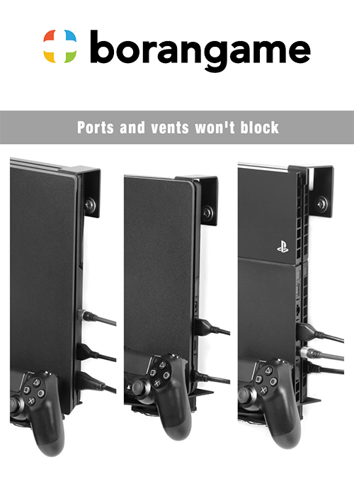 Wall Mount Universal PS4 - Game Vspace Duo (Borangame)