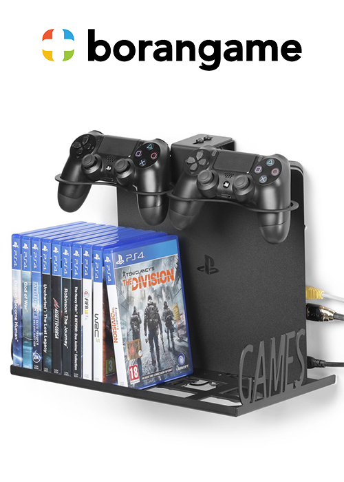 Wall Mount With Pad And Game Cases Holder PS4 & Xbox - Eagle Grab (Borangame)