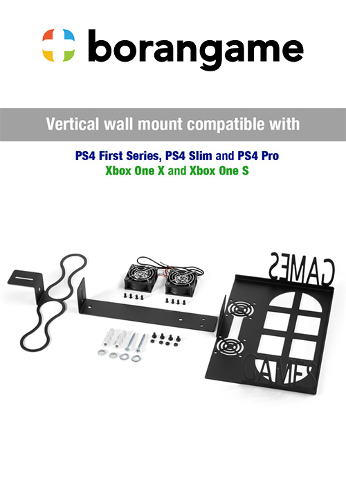 Wall Mount With Pad And Game Cases Holder PS4 & Xbox - Eagle Grab (Borangame)