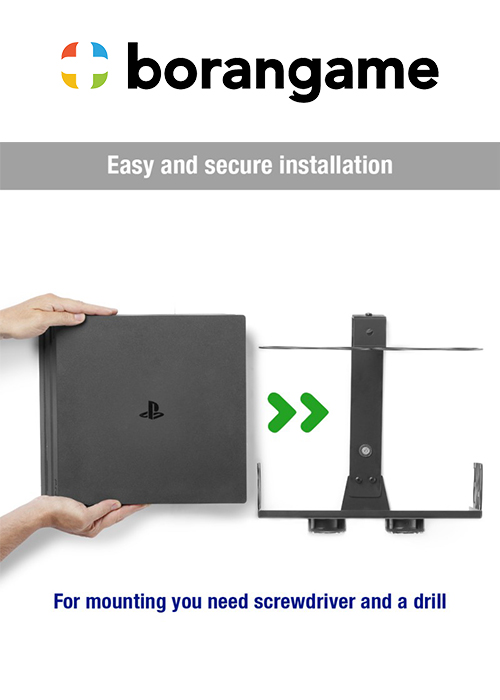Wall Mount With Pad And Game Cases Holder PS4 & Xbox - Eagle Grab (Borangame)
