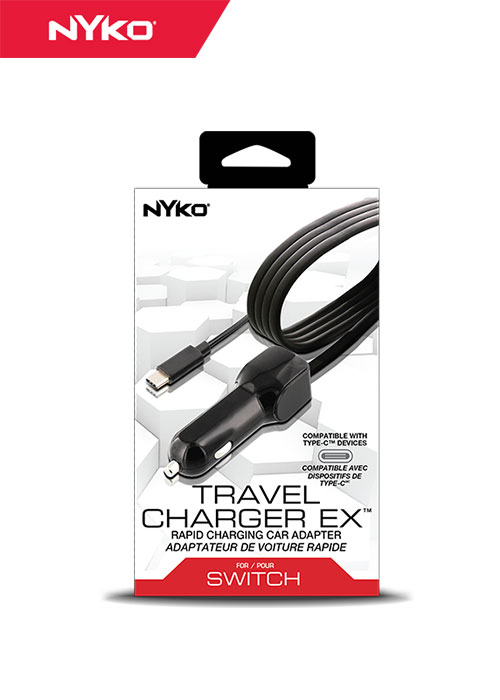 NS Travel Charger Rapid Charing Car Adapter (Nyko)