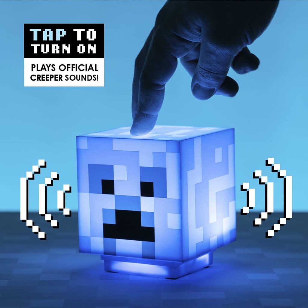 Paladone Minecraft Creeper Icon Lamp with Sounds