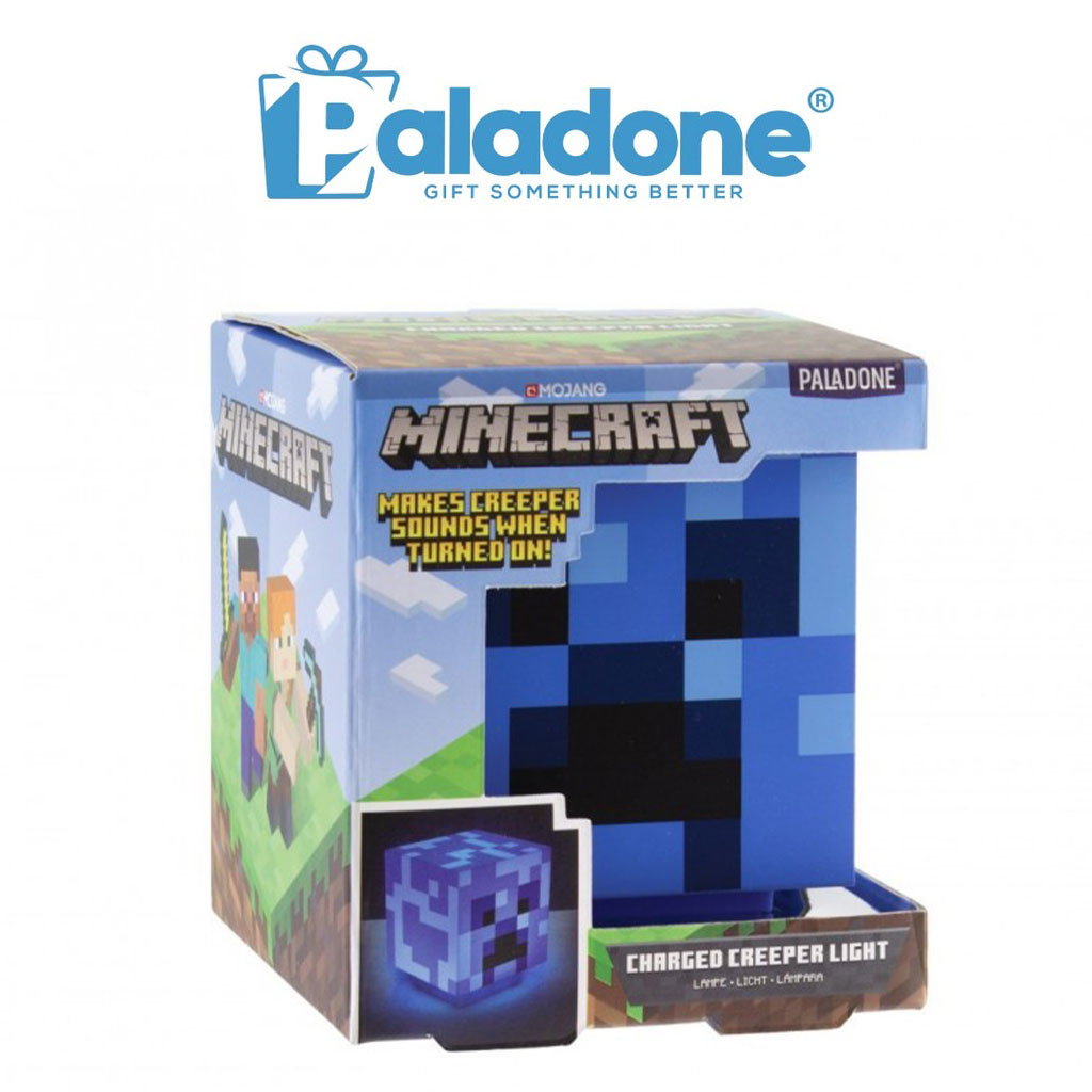 Paladone Minecraft Creeper Icon Lamp with Sounds