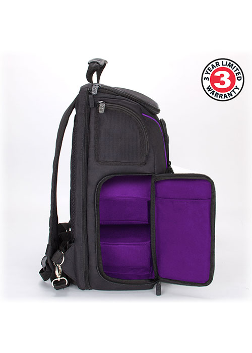 Digital Camera Backpack S17 - Dark Violet (USA GEAR)