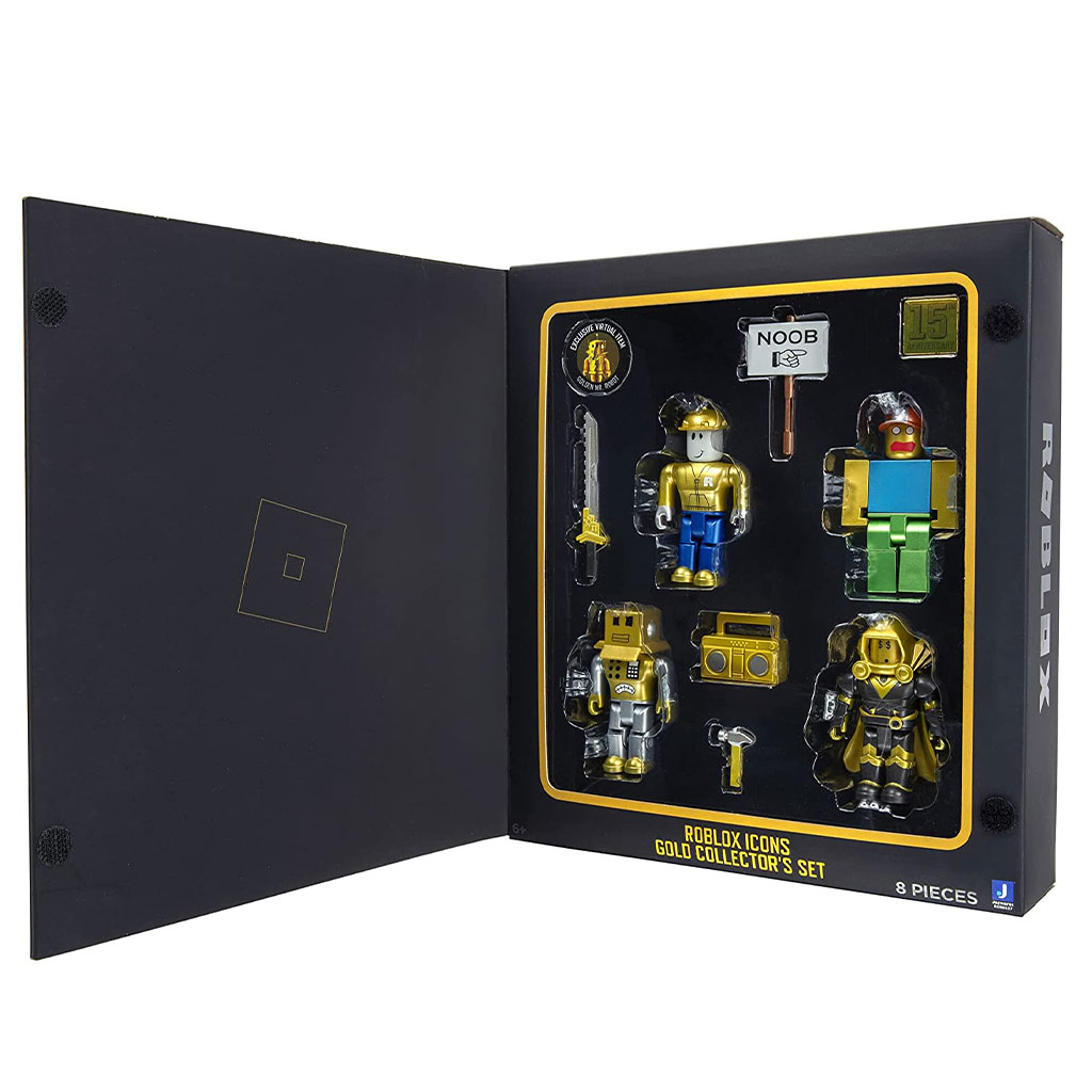 Roblox Figure Pack Gold Collector's Edition 15th Anniversary Box