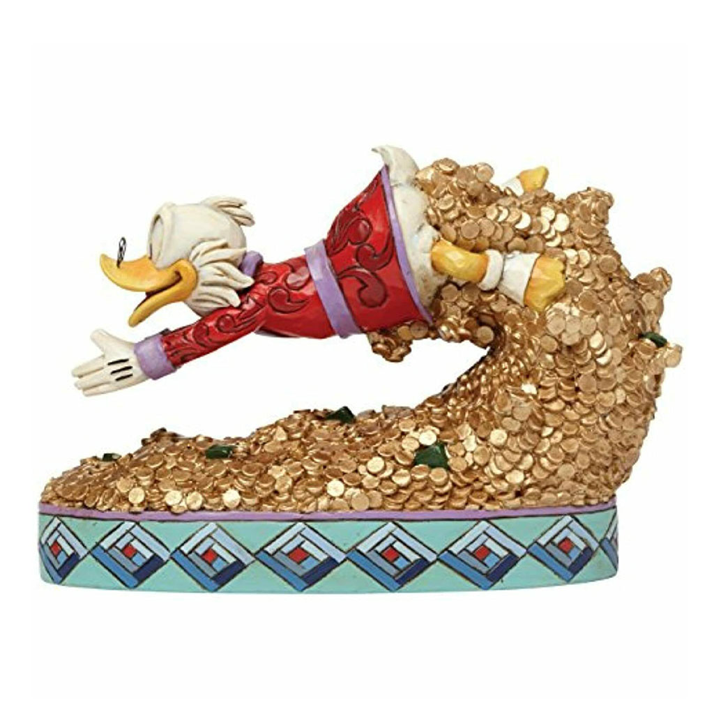 Uncle Scrooge Plunge into the Treasure Statue