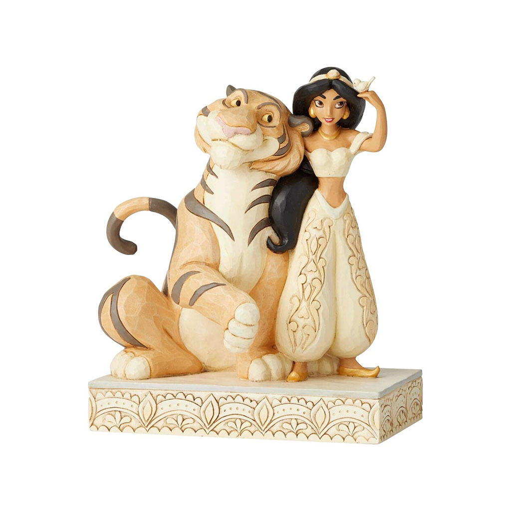 Disney - Jasmine and Rajah ''White Woodland'' Statue