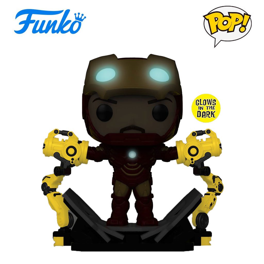 Funko POP! Iron Man 2 MK IV with Gantry Glow-in-the-Dark Vinyl Figure