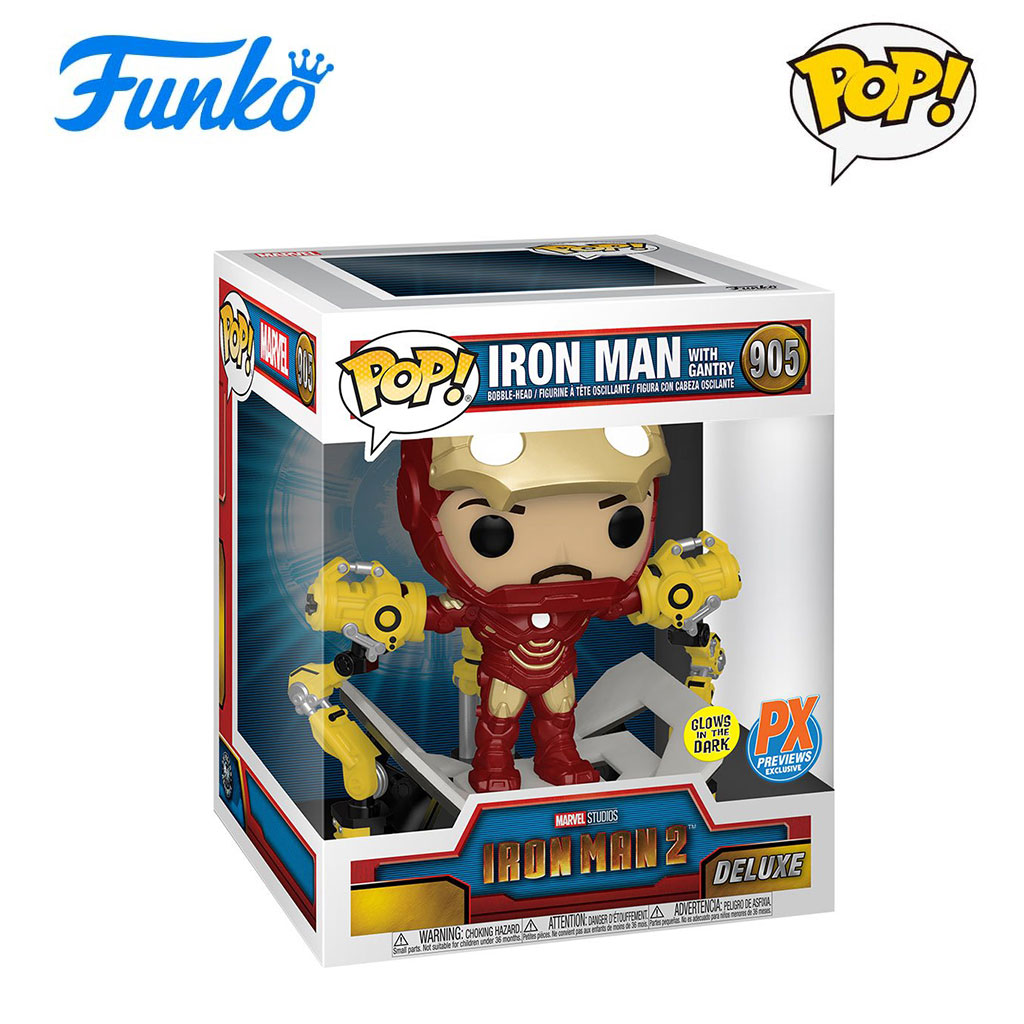 Funko POP! Iron Man 2 MK IV with Gantry Glow-in-the-Dark Vinyl Figure