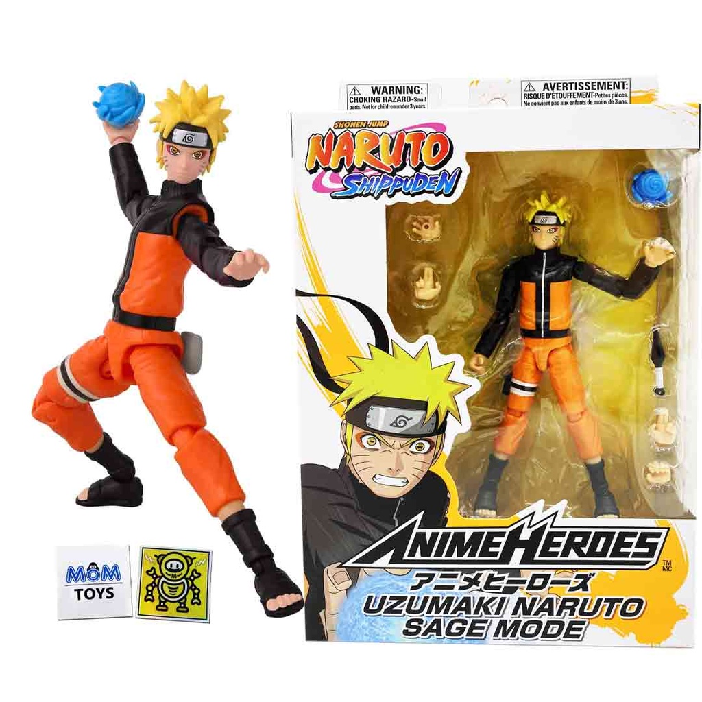Bandai - Naruto Heroes Figures 17cm Assortment (Uzumaki Naruto Sage Mode)