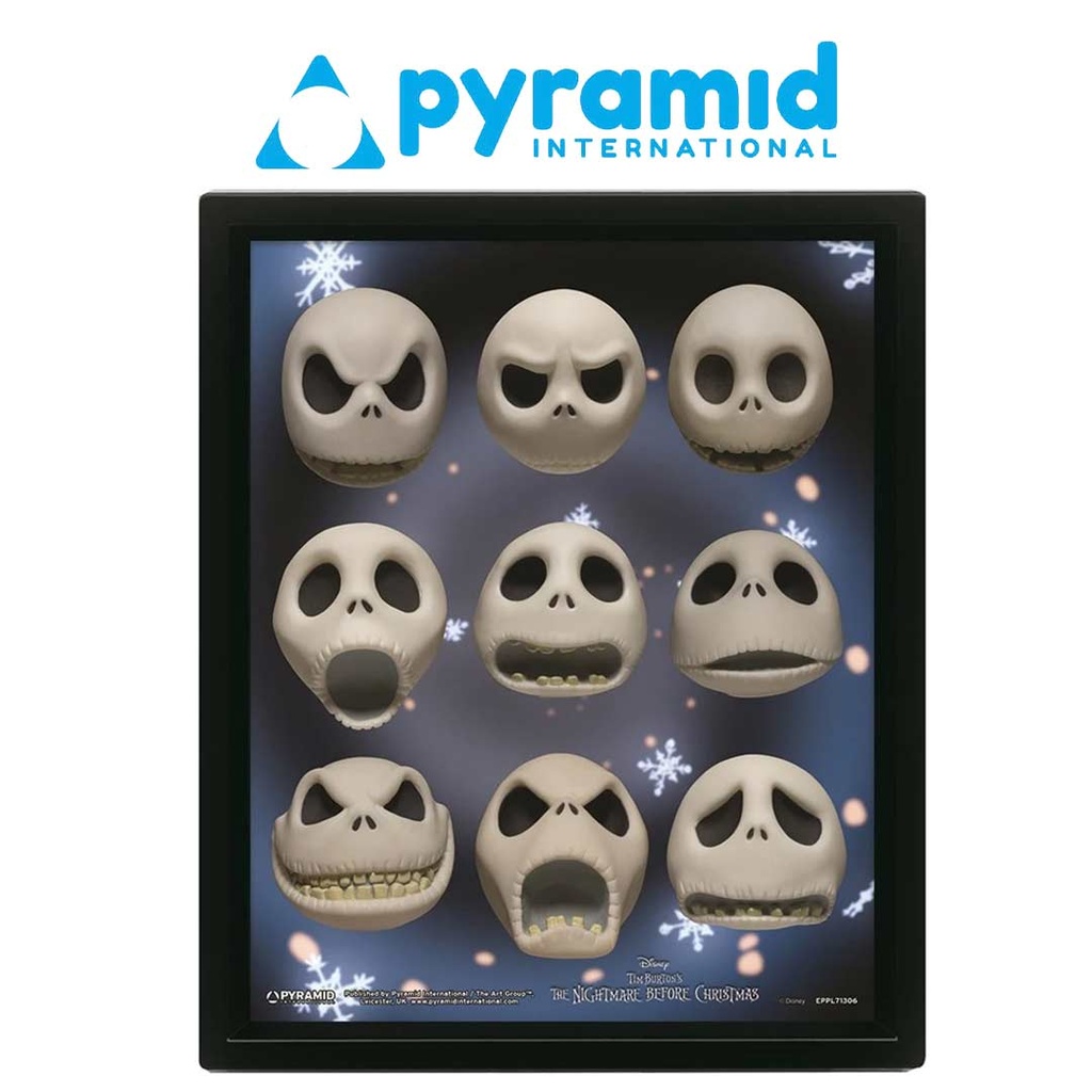 Pyramid - THE NIGHTMARE BEFORE CHRISTMAS (JACK EXPRESSIONS) - 3D