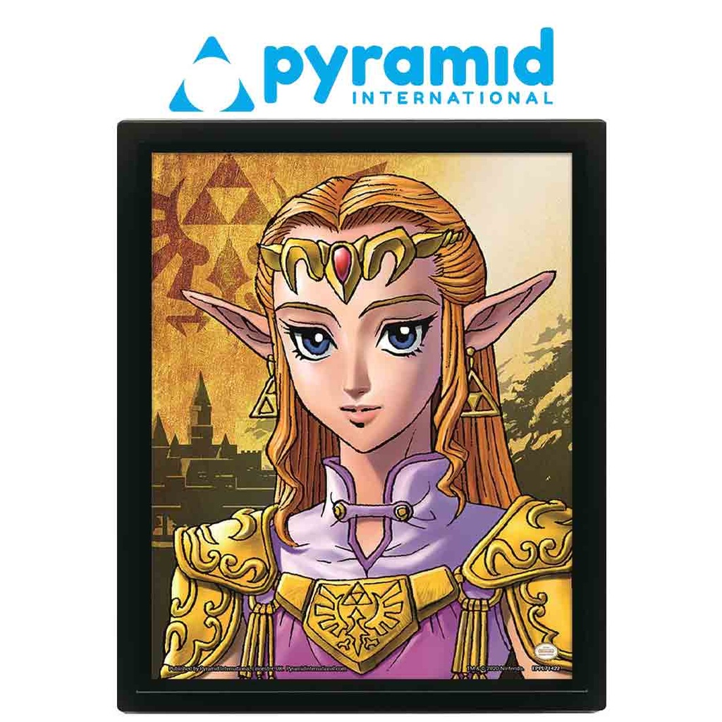 Pyramid - The Legend of Zelda (Zelda to S) - FRAMED