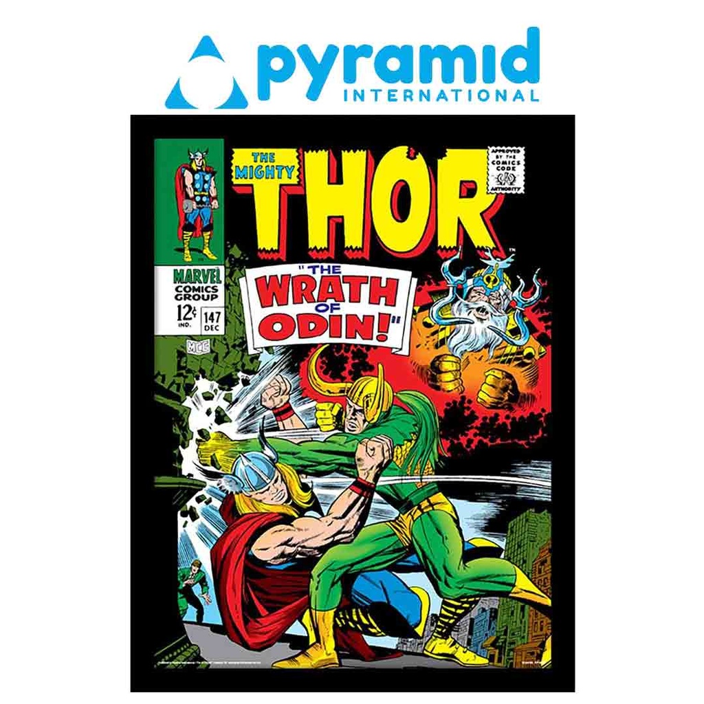 Pyramid - Thor Wrath Of Odin (Wooden Framed)