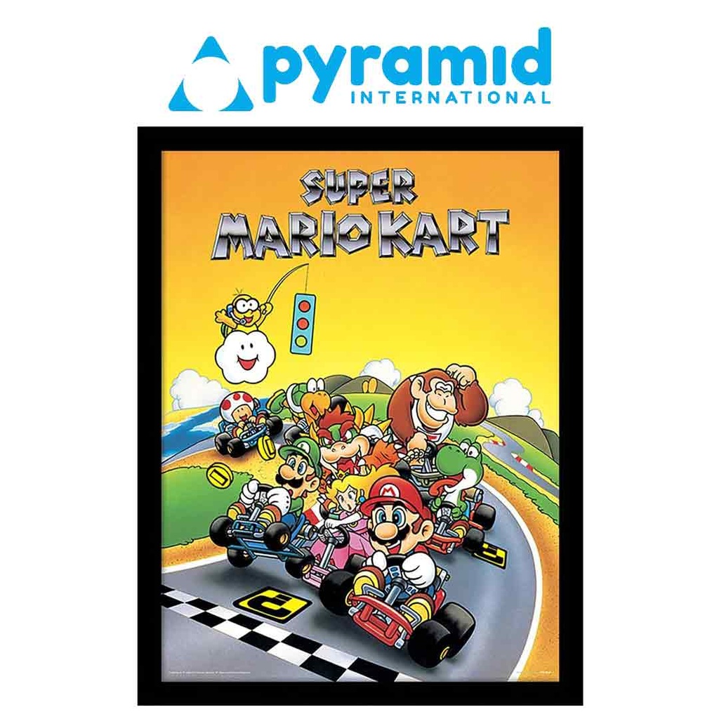 Pyramid - Super Mario Kart Retro (Wooden Frame)