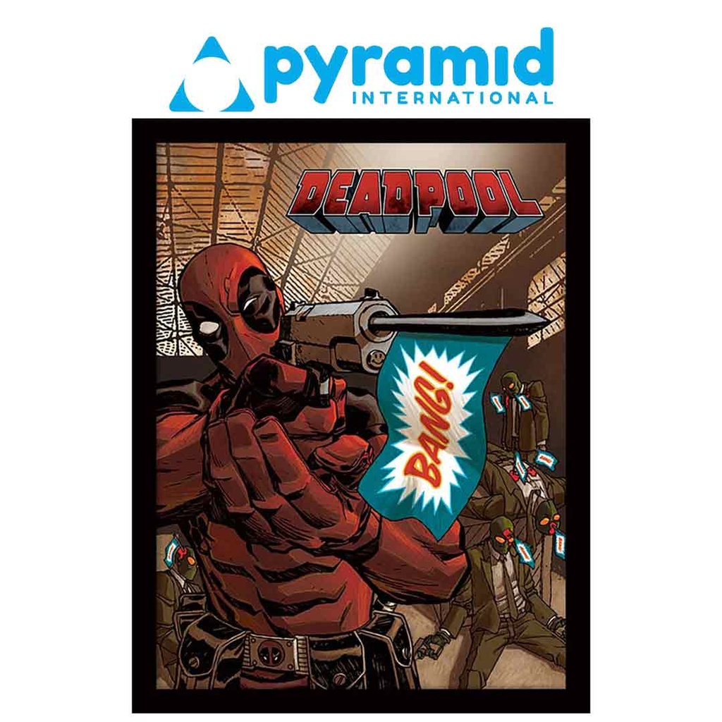 Pyramid - Deadpool Bang (Wooden Frame)