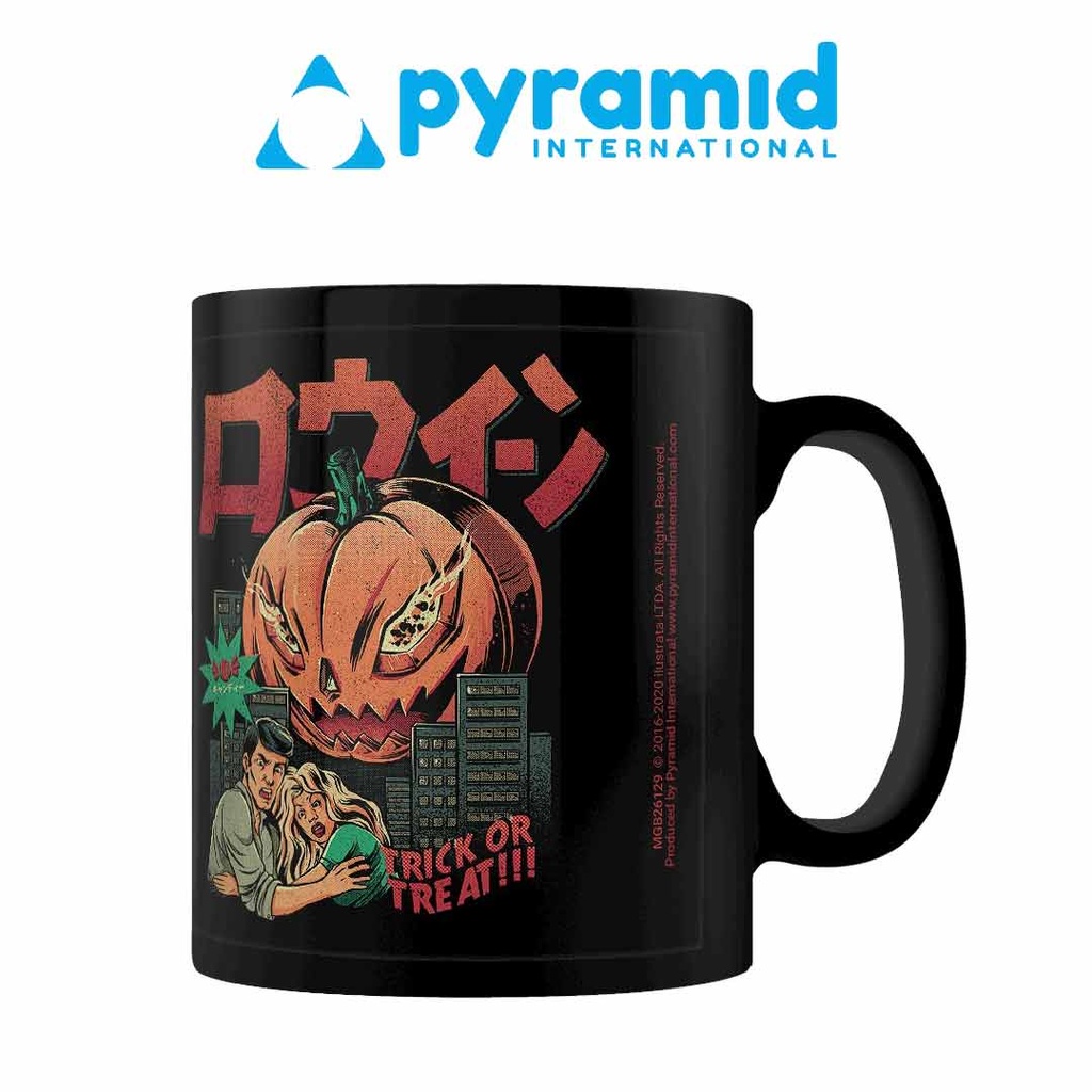 Pyramid - ILUSTRATA (PUMPKILLER KAIJU) BLACK POD MUG