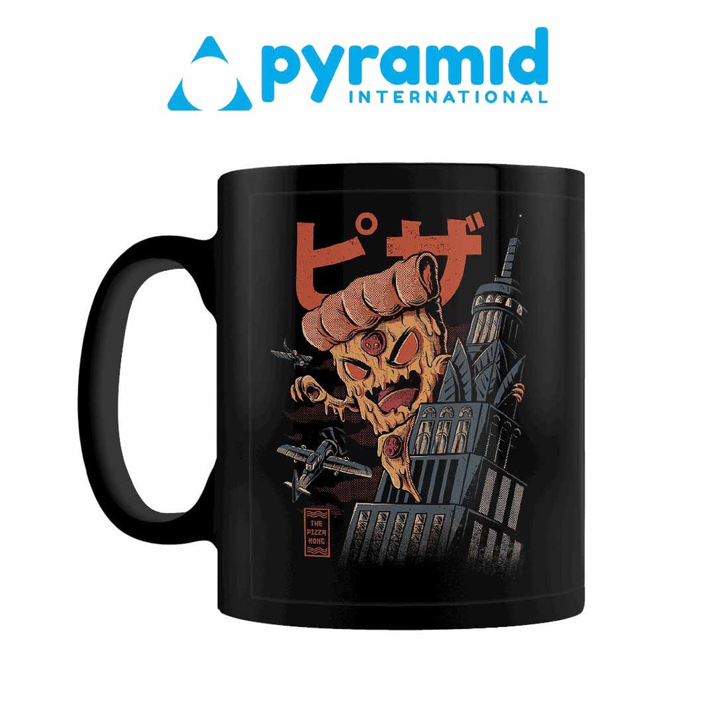 Pyramid - ILUSTRATA (THE PIZZA KONG) BLACK POD MUG