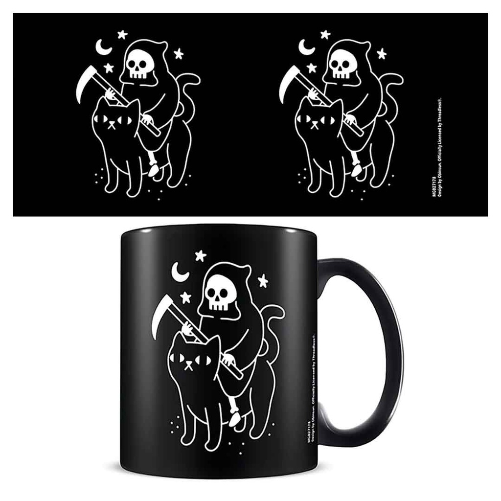 Pyramid - OBINSUN (ROCK & ROLL SKULL) BLUE COLOURED INNER MUG