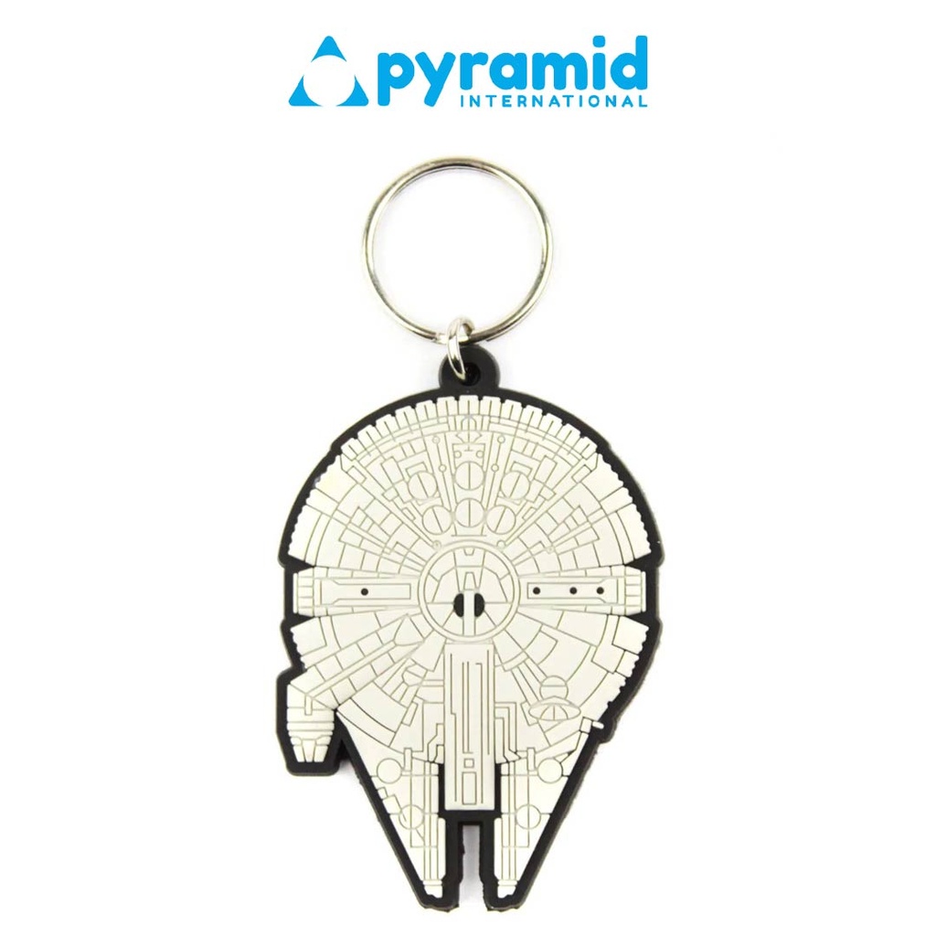 Pyramid - STAR WARS (MILLENNIUM FALCON) RUBBER KEYCHAIN