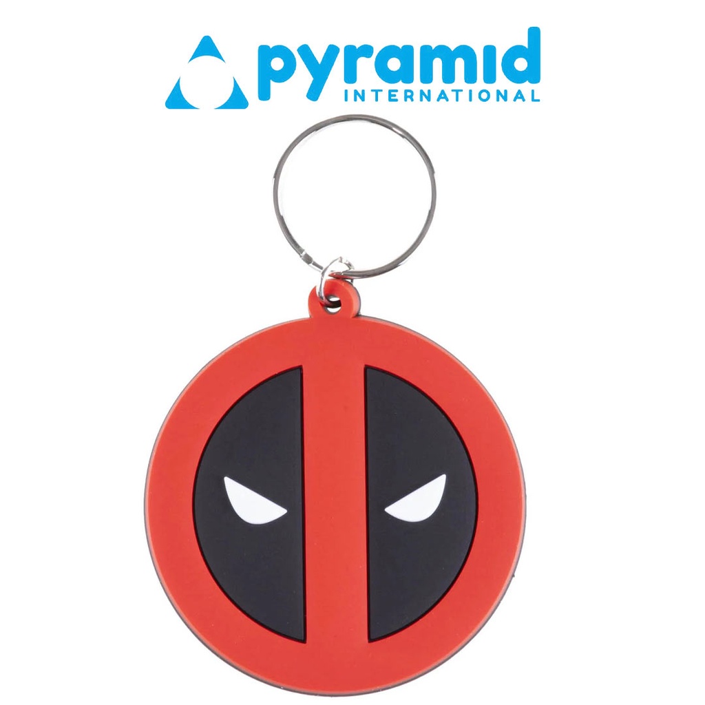 Pyramid - DEADPOOL (SYMBOL)  RUBBER KEYCHAIN