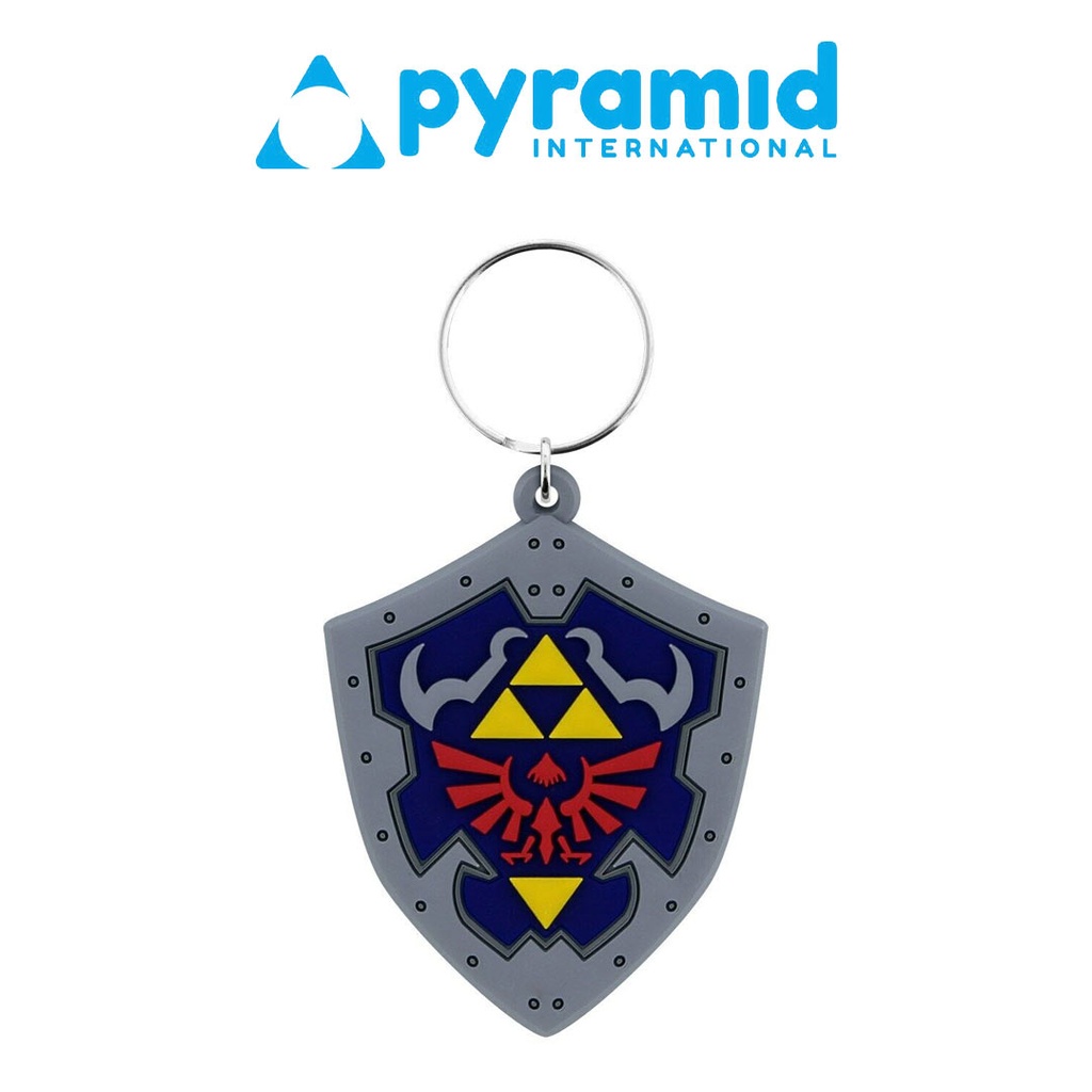 Pyramid - THE LEGEND OF ZELDA (HYLIAN SHIELD) RUBBER KEYCHAIN