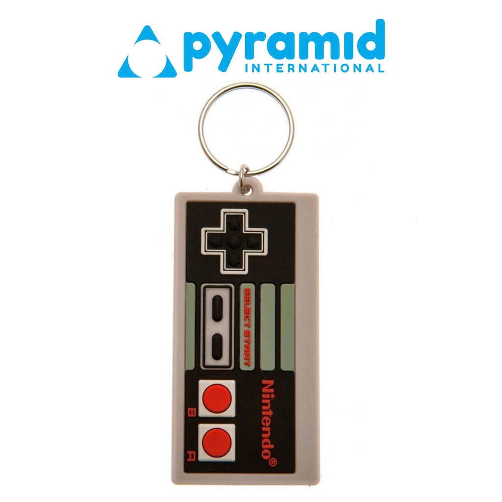 Pyramid - Nintendo (NES Controller) Rubber Keychain