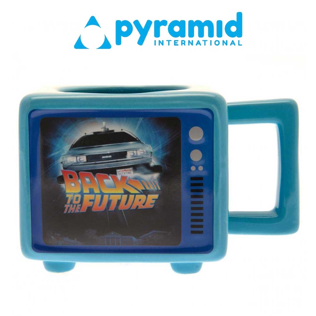 Pyramid - BACK TO THE FUTURE (FLUX CAPACITOR) RETRO TV HEAT CHANGE MUG