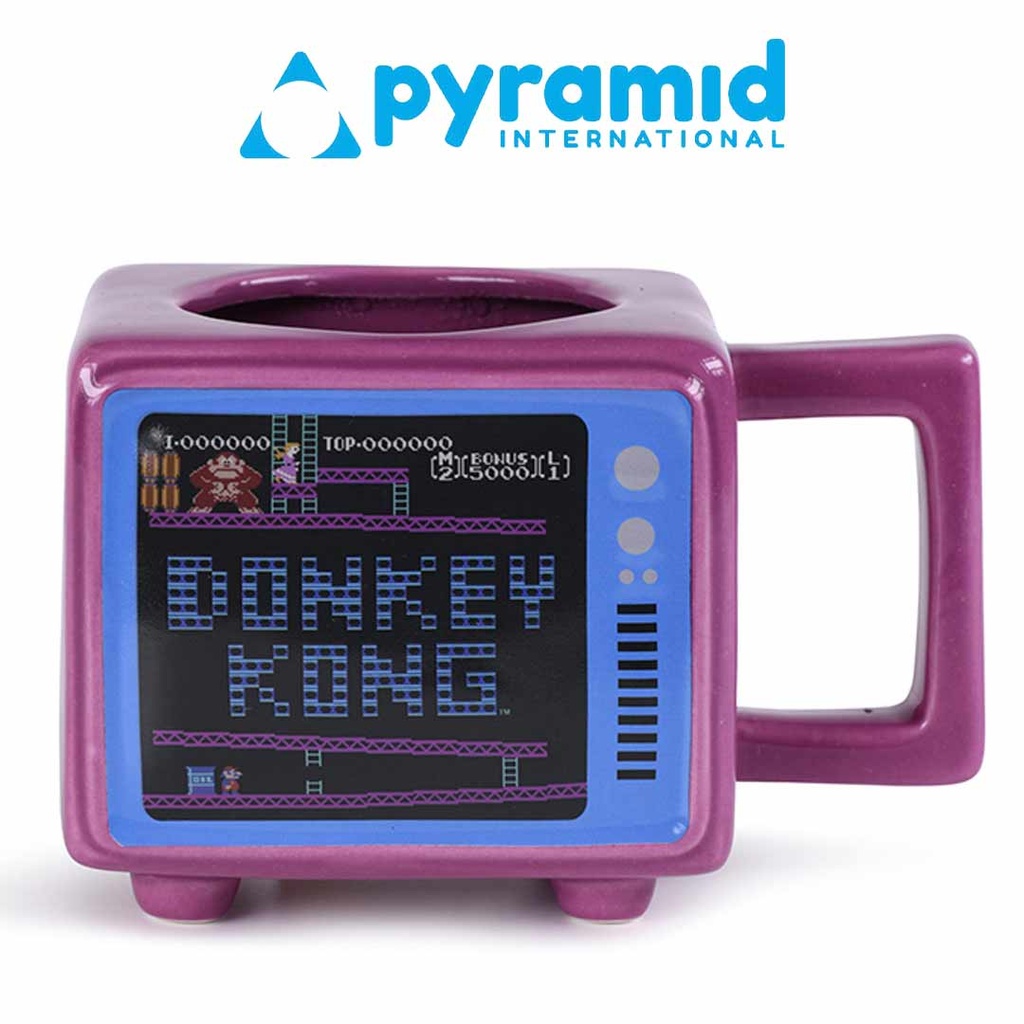Pyramid - Donkey Kong (Retro TV) Retro TV Heat Change Mug