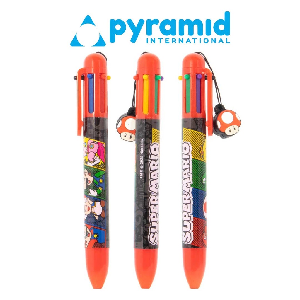 Pyramid - SUPER MARIO (4 COLOUR) MULTI COLOUR PEN