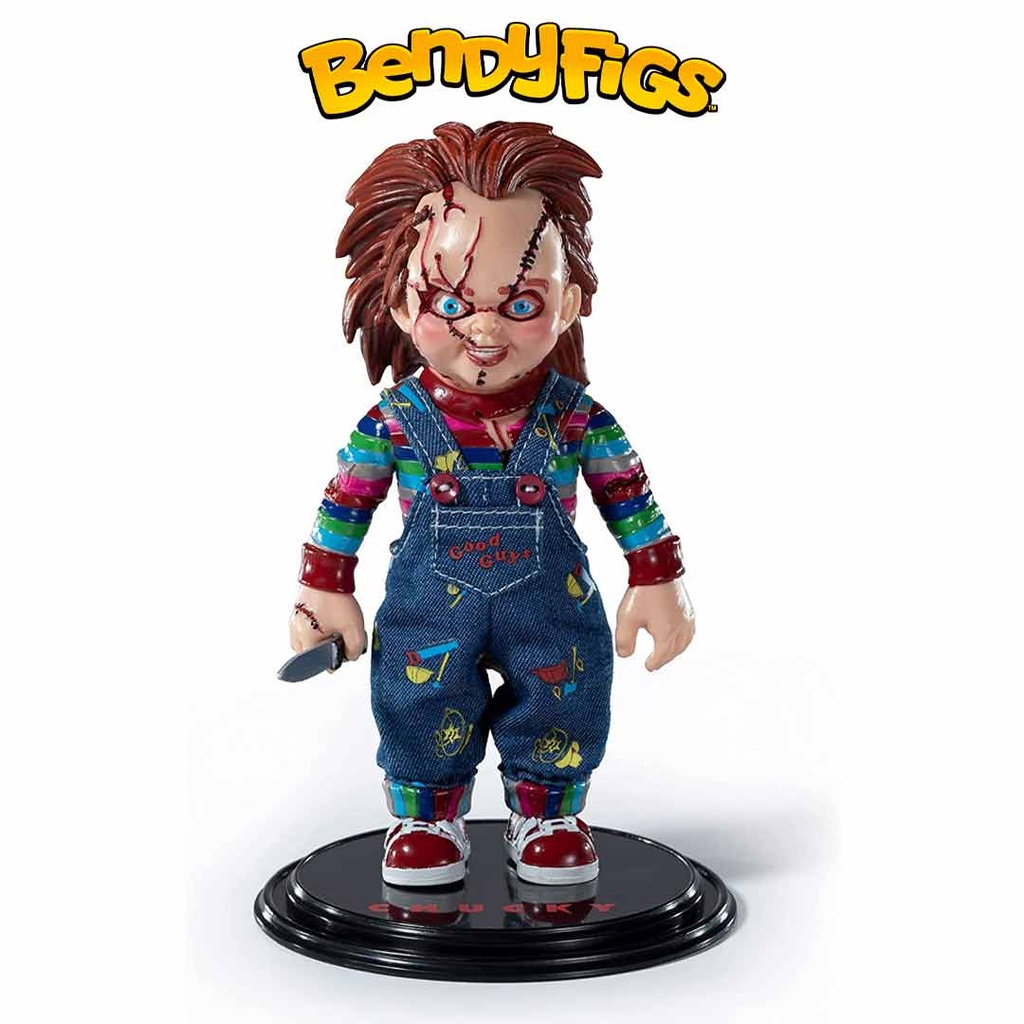 BendyFigs Chucky The Noble Collection Bendable Posable Action Figure