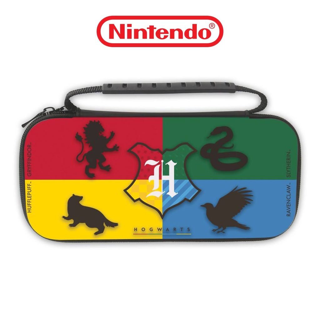 Freaks And Geeks - Nintendo Switch & OLED Travel Case - Harry Potter (Multicolor) (4 Houses) - XL