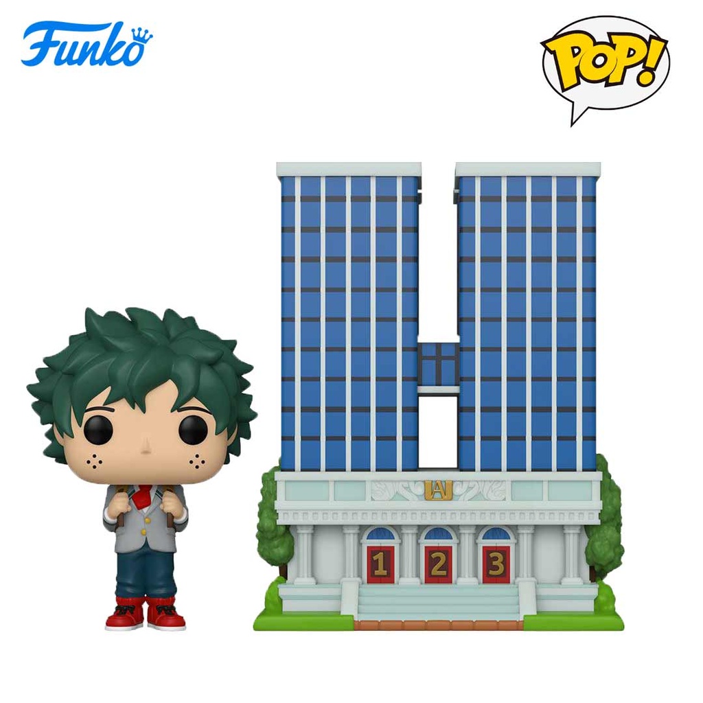 Funko POP! My Hero Academia: U.A. High School with Deku in Uniform Pop! Town - Vinyl Figure