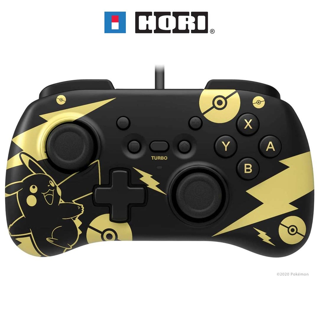 HORI Nintendo Switch Horipad Mini – Pokémon: Pikachu Black & Gold