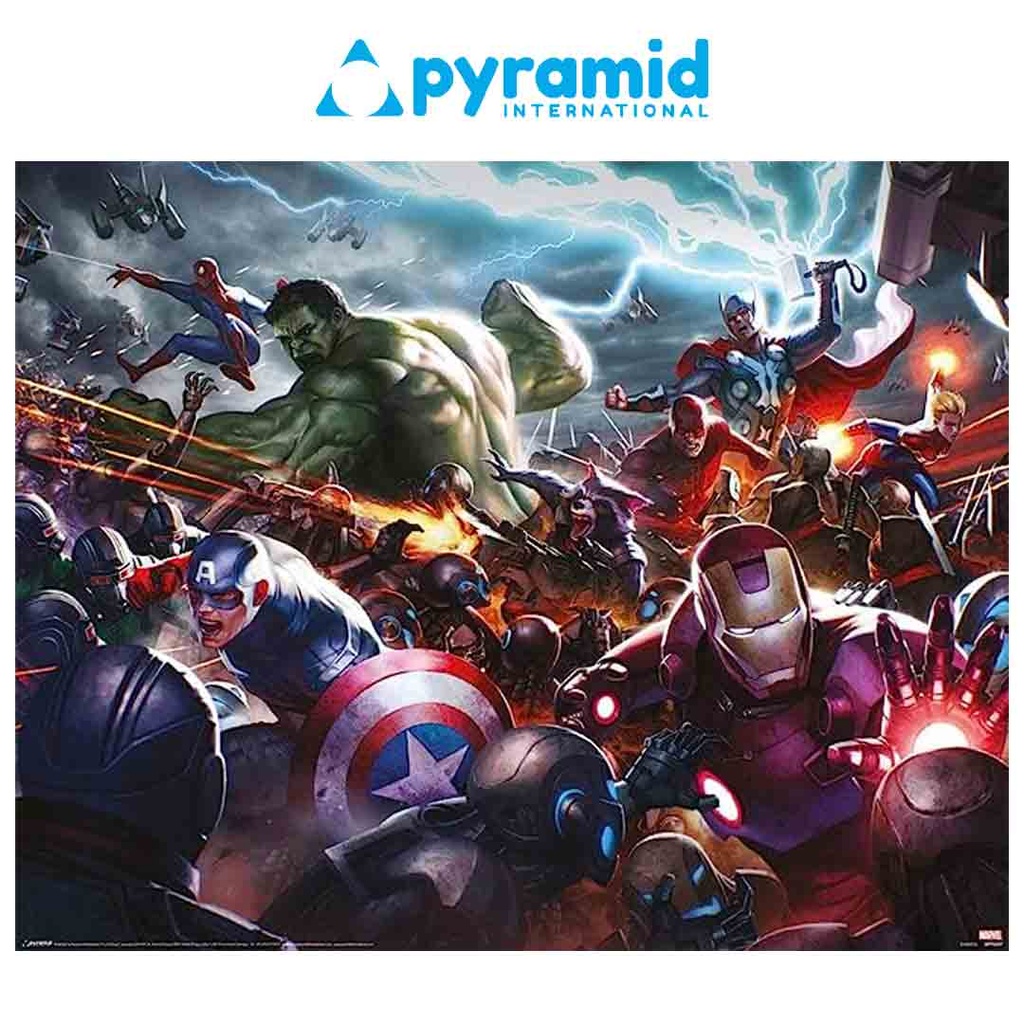 Pyramid - Marvel Future Fight (Heroes Assault) 30X40