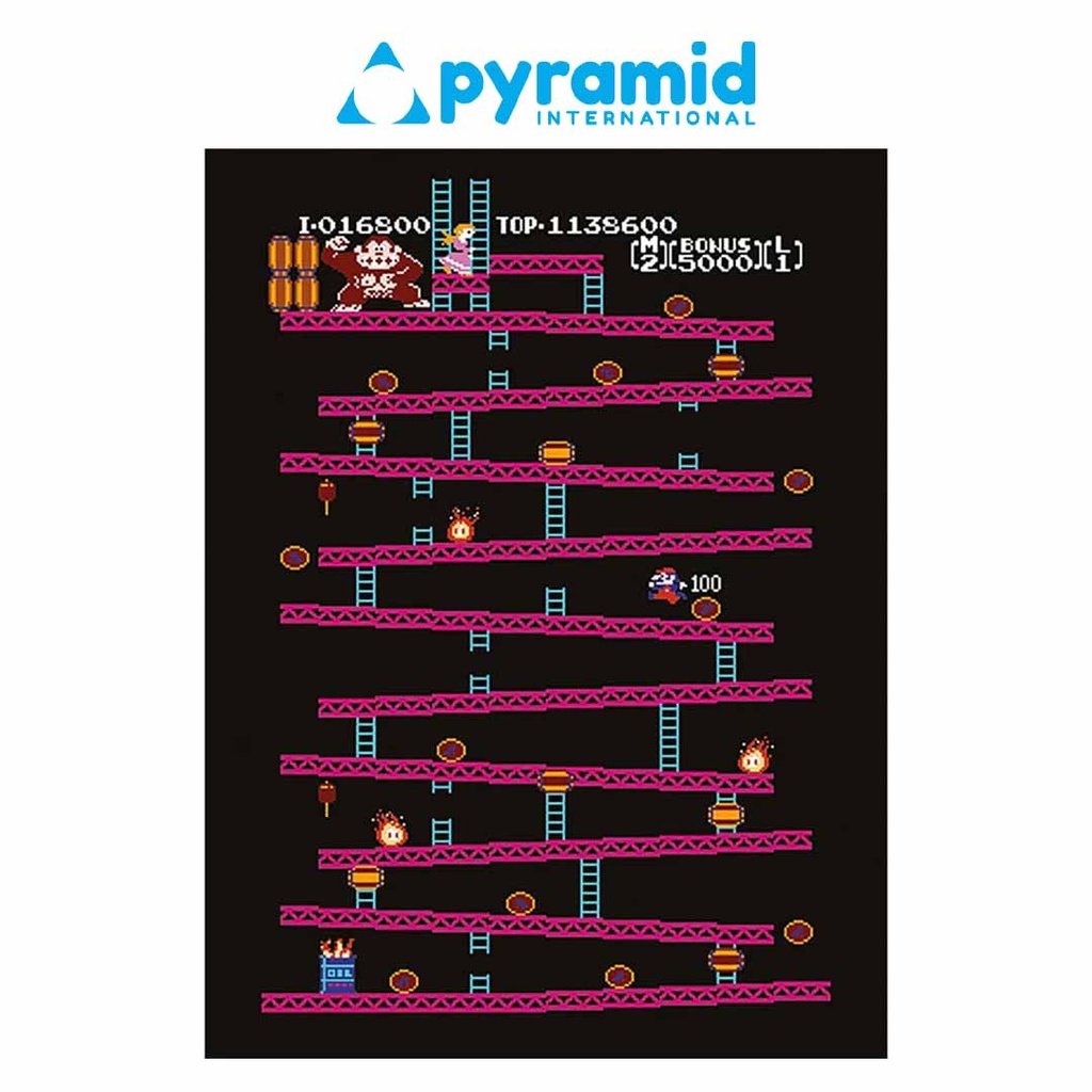 Pyramid - Donkey Kong (Nes) - 30X40